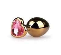 Easytoys Metal Butt Plug ET128PNK Gold-Pink