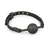 Morso per bocca con pallina in silicone Easytoys (nero)