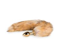 Easytoys Fetish Collection EasyToys - FETISH COLLECTION Butt Plug Oro - Coda di Volpe Beige