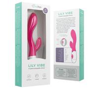 Easytoys Lily 2.0 - vibratore ricaricabile con braccio clitorideo (rosa)