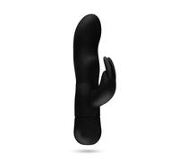 Easytoys Mad Rabbit - Vibratore Punto G con braccio clitorideo (nero)