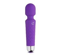 Easytoys Mini Vibratore Bacchetta Magica, Viola - 264 gr