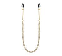 Easytoys Online Only Morsetti per capezzoli dorati con catena