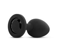 Easytoys Online Only Plug Anale con Cristallo - Nero