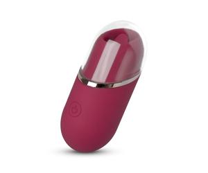Easytoys Online Only Vibratore a lingua con cappuccio protettivo - Rosa