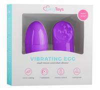 Easytoys Ovetto Vibrante con Telecomando, Viola - 124 g