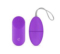 Easytoys Ovetto Vibrante con Telecomando, Viola - 124 g