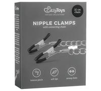 Easytoys Fetish Collection Morsetti con Catena per Capezzoli Classic