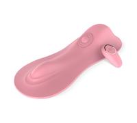 Easytoys Vibe Pad Tapping + Vibrating with Remote Control Pink