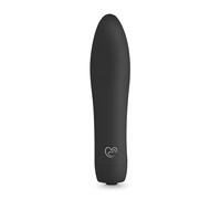 Vibratore Velvet di Easytoys - Massaggiatore Ricaricabile in Silicone Vellutato (Nero)