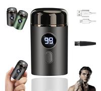 EasyTrim Pro - Mini USB Rechargeable Easy Trim Pro Electric Shaver Digital Portable, EasyTrim Newest Mini Portable Electric Shaver Waterproof (Grigio)