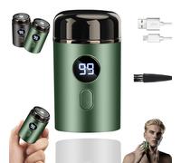 EasyTrim Pro - Mini USB Rechargeable Easy Trim Pro Electric Shaver Digital Portable, EasyTrim Newest Mini Portable Electric Shaver Waterproof (Verde)