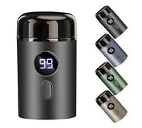 EasyTrim | SaveEdge Technology, IPX7 Impermeabile per Viso Corpo e Parti Intime, Rasoio Elettrico Uomo Mini Portatile, Wet & Dry USB Ricaricabile, Tecnologia Anti-Taglio, 60 Minuti Autonomia (Grigio)