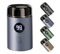EasyTrim | SaveEdge Technology, IPX7 Impermeabile per Viso Corpo e Parti Intime, Rasoio Elettrico Uomo Mini Portatile, Wet & Dry USB Ricaricabile, Tecnologia Anti-Taglio, 60 Minuti Autonomia (Blu)