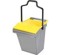 EASYTROLLEY 45LT Fusto Grigio Coperchio Giallo