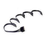 EasyULT Adattatore Cavo Prolunga Cavo di Alimentazione SATA,15 Pin,Cavo seriale 5X