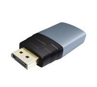 EasyULT Adattatore DisplayPort a HDMI, Risoluzione 4K DP Maschio a HDMI Femmina Convertitore, Supporto Audio 4K@60Hz, Alta Risoluzione, per PC, Tablet, Videocamere, Monitor, TV(Grigio)