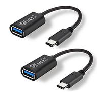 EasyULT Adattatore USB C a USB 3.0 [Confezione da 2], Cavo OTG USB Tipo C, Adattatore OTG USB Tipo C per Trasmissione Dati e Caricare per MacBook PRO, Samsung Galaxy S20 S20+ Ultra S8 S9