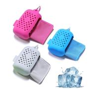 EasyULT Asciugamano Raffreddamento, Istantaneo Freddo Ghiaccio Asciugamano in Microfibra per Golf Corsa Yoga Viaggi e Altro, con Custodia in Silicone