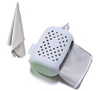 EasyULT Asciugamano Raffreddamento, Istantaneo Freddo Ghiaccio Asciugamano in Microfibra per Golf Corsa Yoga Viaggi e Altro, con Custodia in Silicone
