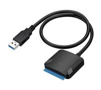 EasyULT Cavo Adattatore da USB3.0 a SATA per Disco Rigido, Adattatore SATA 3,5" 2,5", Supporto UASP SATA III (Non Include l'alimentatore)