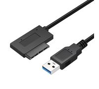 EasyULT USB 3.0 a 7 + 6 Adattatore di Cavo SATA di Slimline di 13Pin per l'azionamento Ottico di Dvd del Computer portatile-20CM