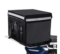 EasyVibe Borsa termica per la consegna degli alimenti, Nero , 48L with Rack, Borsa per la consegna del