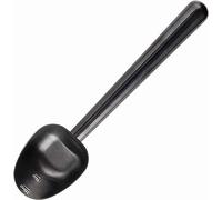 Easyworkz Cucchiaio da caffè in acciaio inox con manico lungo cavo, 7 g per caffè macinato e tè a foglia sciolta, nero canna di fucile