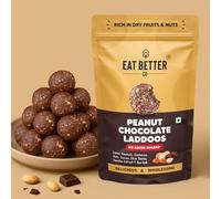 EAT BETTER CO - Better Laddoos - Arachidi & Cioccolato - Deliziosi Laddoos Senza Zucchero | Ricambio Energy-Bar | Laddoo di Frutta Secca | Alto contenuto proteico ed energia istantanea - Confezione da