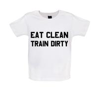 Eat Clean Train Dirty - Bambino T-Shirt / Body - Palestra Love Allenamento