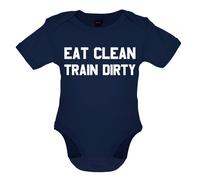 Eat Clean Train Dirty - Bambino T-Shirt / Body - Palestra Love Allenamento