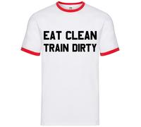 Eat Clean Train Dirty - Uomo Suoneria - Palestra Love Allenamento Eserczio