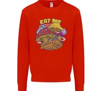 Eat Me Mushroom Fungi Mycology Felpa Per Bambini
