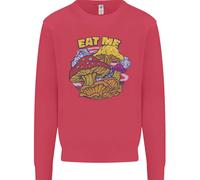 Eat Me Mushroom Fungi Mycology Felpa Per Bambini