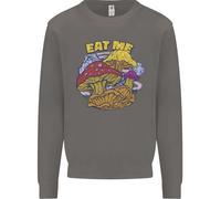 Eat Me Mushroom Fungi Mycology Uomo Sweatshirt Jumper