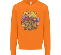 Eat Me Mushroom Fungi Mycology Uomo Sweatshirt Jumper