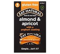 Eat Natural Glutine Mandorle Libere Albicocche E Bar Yogurt 4 X 35g (Confezione da 6)