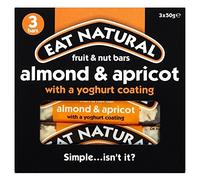 Eat Natural Mandorla E Albicocca Bar Rivestito Yogurt (3X50g) (Confezione da 6)
