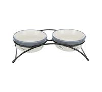 Eat-on-feet set ciotole ceramica 2×0.25l diametro 12.5cm colore bianco/blu-grigi