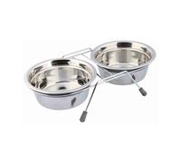 Trixie Alimentatore E Abbeveratoio Antivibrazione In Acciaio Inox 16