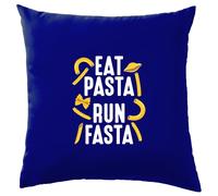 Eat Pasta, Run Fasta - Cuscino - Love Italiano Run 5K 10K Divertente Runner