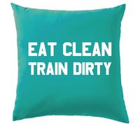 Eat Pulire Treno Sporco - Cuscino - Palestra Love Allenamento Esercizi Litf Pesi