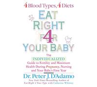 Dr. Peter J. D'Adamo Catherine Whitney Eat Right for Your Baby (Tascabile)