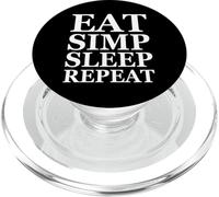 Eat Simp Sleep Repeat Funny Simp Huzz Meme Gift For Simps PopSockets PopGrip per MagSafe
