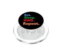 Eat Sleep 4WD Repeat per gli amanti della zuppa di pollo PopSockets PopGrip per MagSafe