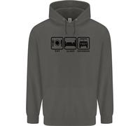 Eat Sleep 4X4 Off Road Roading Auto Bambini Felpa con Cappuccio