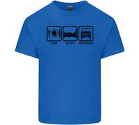 Eat Sleep 4X4 Off Roading Car Uomo Cotone T-Shirt Tee Top