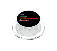Eat Sleep Antropologia Ripetizione per antropologi PopSockets PopGrip per MagSafe