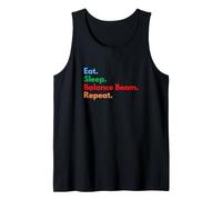 Eat Sleep Balance Beam Repeat per Gli Amanti del Raggio di Equilibrio Canotta