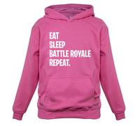 Eat Sleep Battle Royale Ripetere - Bambini Felpa/Maglione - Gamer Gioco PC